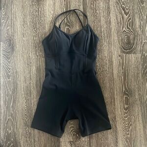 Black Sports Romper